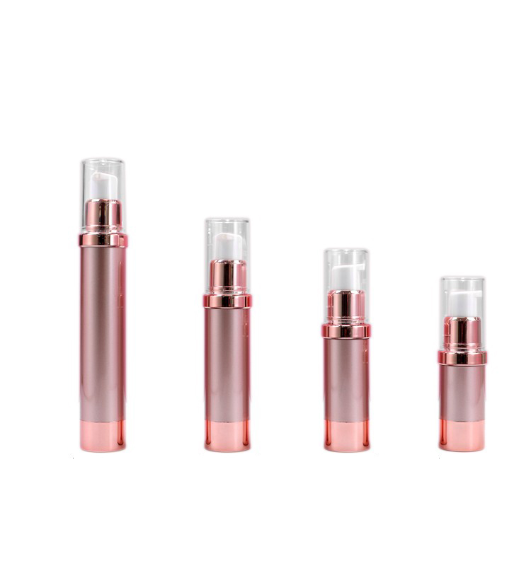 Botol Tanpa Udara Kosmetik Rose Gold 26mm